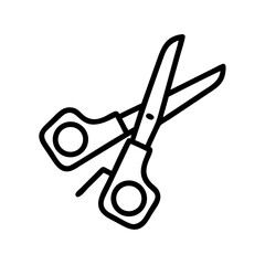 Scissors Icon for Creativity and Crafting Topics