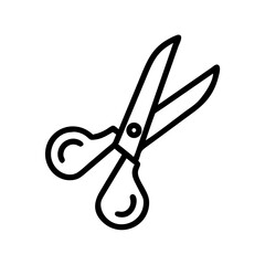 Scissors Icon for Creativity and Crafting Topics