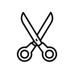 Scissors Icon for Creativity and Crafting Topics