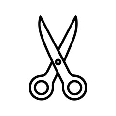 Scissors Icon for Creativity and Crafting Topics