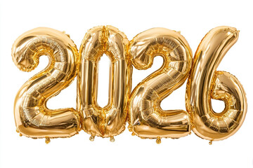 Celebrate 2026 New Year with these festive gold balloons for a stunning party backdrop