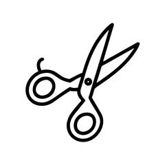 Scissors Icon for Creativity and Crafting Topics