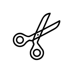 Scissors Icon for Creativity and Crafting Topics