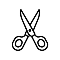 Scissors Icon for Creativity and Crafting Topics