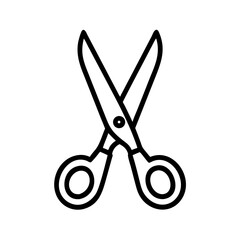 Scissors Icon for Creativity and Crafting Topics