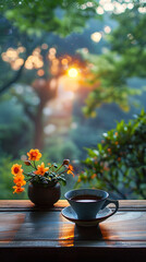 Fototapeta premium still life in the garden 