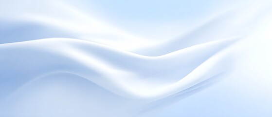 Soft smooth waves in pale blue