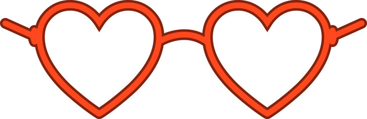 하트 모양 안경