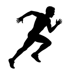 running man silhouette