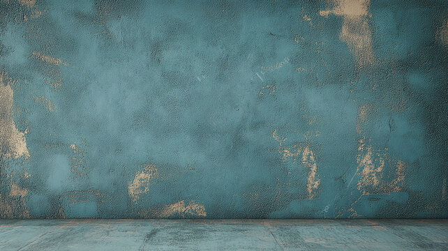 Rustic weathered paint texture. Grungy wall with peeling paint. - Powered by Adobe