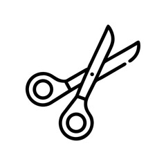 Scissors Icon for Creativity and Crafting Topics