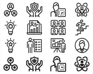 Business icon set 