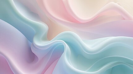 Abstract pastel waves — a visual metaphor for calm and fluidity