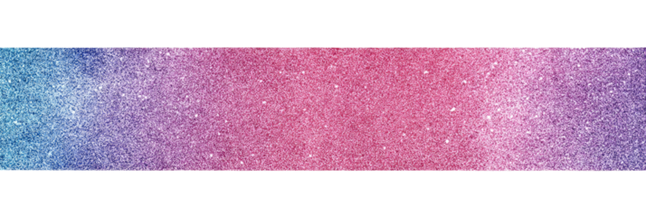 Horizontal gradient of glittery, pastel colors