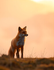 Fototapeta premium red fox 