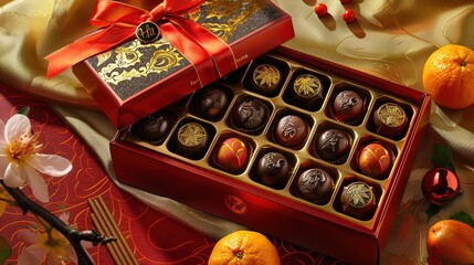 Chocolate Gift Box: A Simple Set of Assorted Chocolates, Packed in a Nice Box. Perfect for Gifting on Birthdays, Holidays, or Just to Show You Care. Great for Chocolate Lovers, Friends, or Family