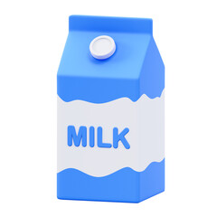 milk 3d illustration