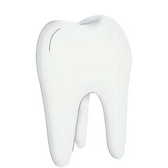 White Tooth Illustration