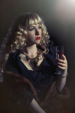 Woman Holding Cocktail