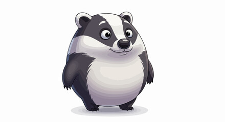 Cartoon badger illustration