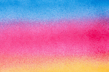 カラフルなスプレー塗料で塗った背景