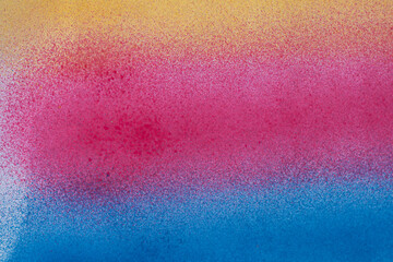 カラフルなスプレー塗料で塗った背景