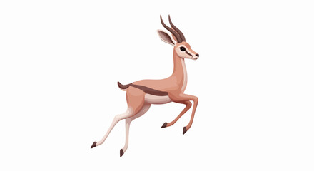 Gazelle illustration in motion