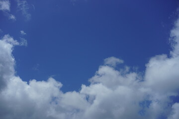 blue sky with clouds