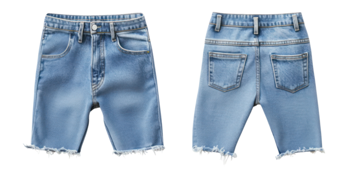 PNG Short jeans mockup shorts apparel denim.