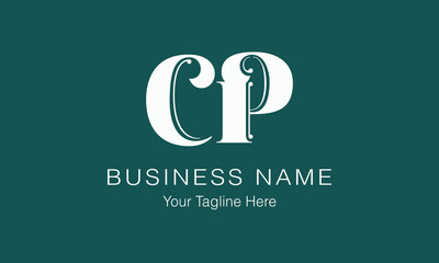 CP C cp initial logo | initial based abstract modern minimal creative logo, vector template image. luxury logotype logo, real estate homie logo. typography logo. initials logo