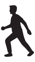 Older people exercising illustration 
