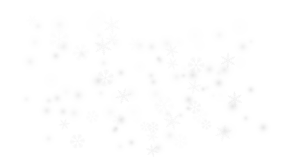 Winter snow particles and frosty elements PNG overlay