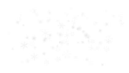 Winter snow particles and frosty elements PNG overlay