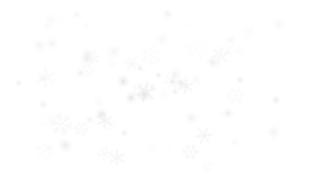 Winter snow particles and frosty elements PNG overlay