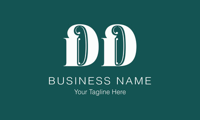 DD D dd initial logo | initial based abstract modern minimal creative logo, vector template image. luxury logotype logo, real estate homie logo. typography logo. initials logo