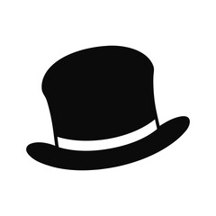 black bowler hat