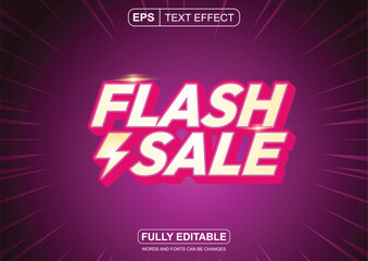 purple Flash Sale editable font