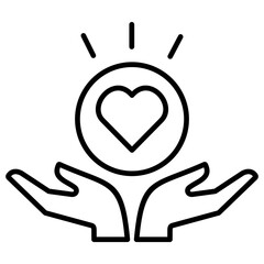 Respect Outline Icon