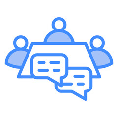 Fototapeta premium Discussion Forum Icon
