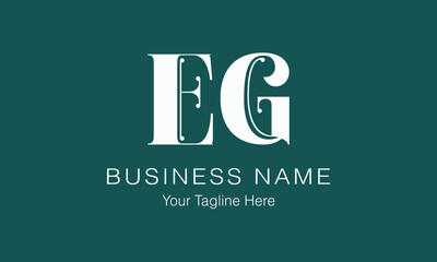 EG E eg initial logo | initial based abstract modern minimal creative logo, vector template image. luxury logotype logo, real estate homie logo. typography logo. initials logo