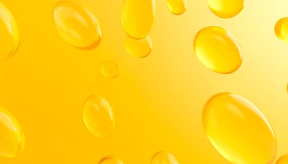Abstract background of golden liquid droplets