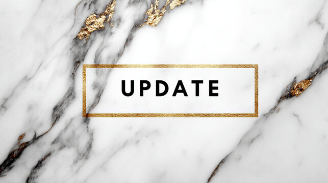 Elegant Newsletter Header with Gold Underline Design