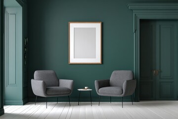 Modern waiting room interior