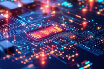 Digital data processing on a vibrant network of connections in a circuit board environment, digital data processing over networks of connections