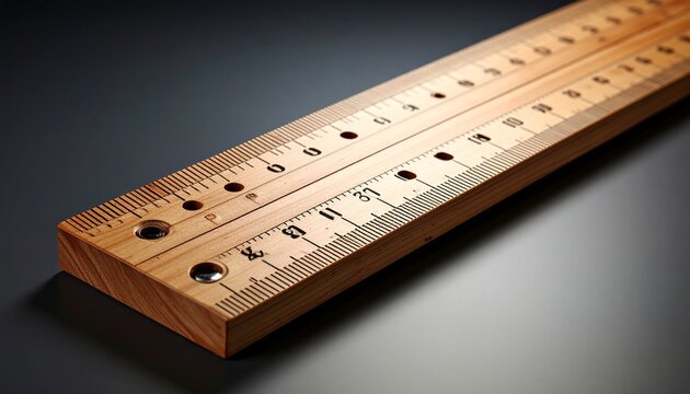 Three wooden rulers aligned on a dark surface—symbols of precision, measurement, and craftsmanship."