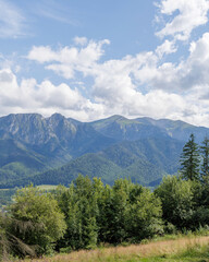 Obraz premium Scenic mountain range view