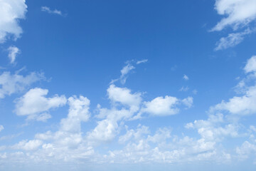 blue sky with clouds