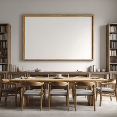 Modern Dining Room Mockup