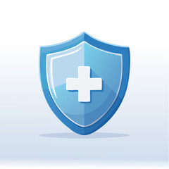 Obraz premium Modern Healthcare Safety Icon in Flat Design