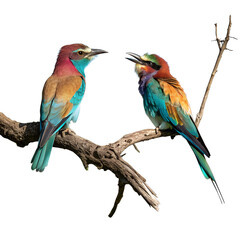 Obraz premium picture of two beautiful looking birds